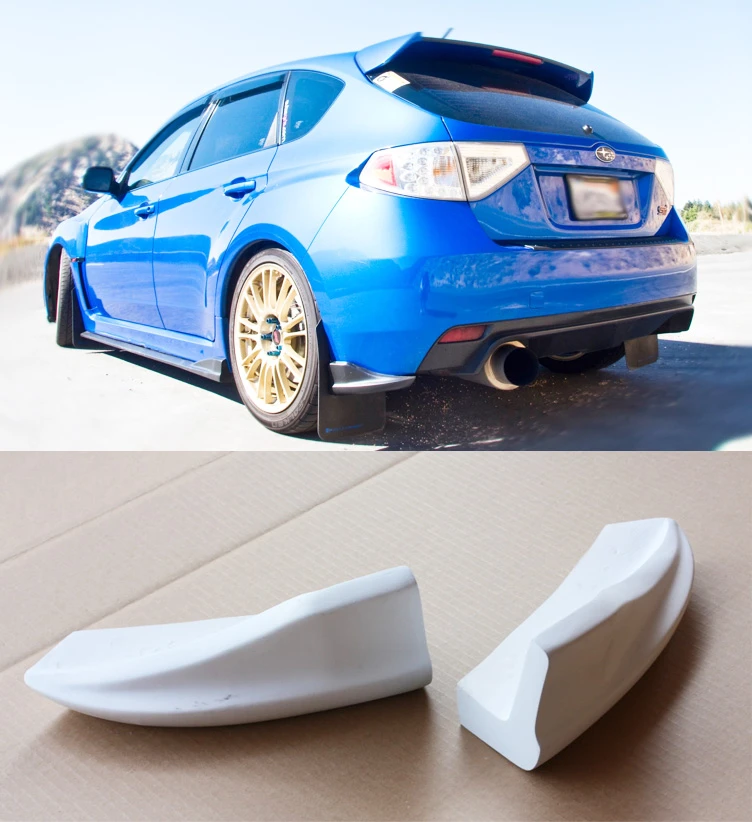 Dm6n0jjy0elidm I then stumbled upon the forcewerkz polyurethane cr style lip. http www forcewerkz com 2008 2012 subaru wrx sti hatchback cs rear bumper lip spats