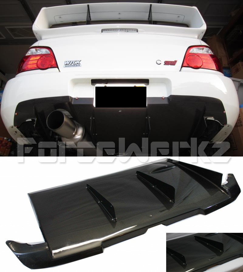 2002 Wrx Rear Diffuser SUBARU Impreza 9 Gen GDC AP Style Wide Body