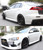 Mitsubishi Lancer Evolution Evo X 10 V2 Side Skirt Extensions Splitters Diffusers - FRP