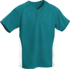 Teal/White Kobe Sportswear Closer Two-Tone Short Sleeve Baseball Youth Jersey | Blanksportswear.ca