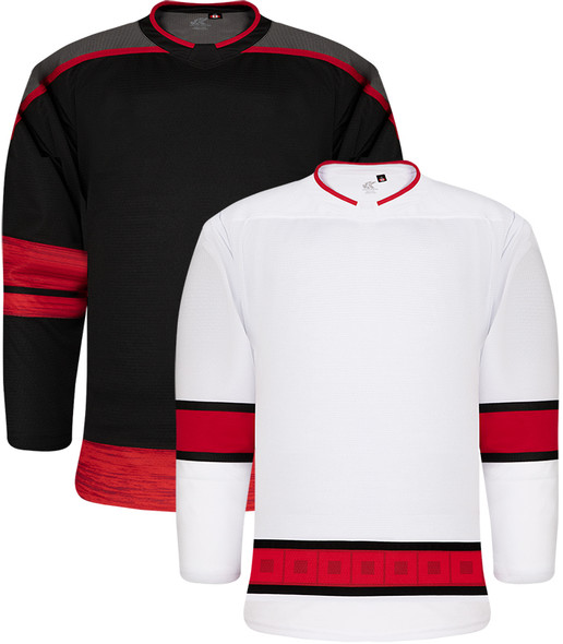 K3G15G Carolina 3RD Home/Away Hockey Jersey - K3G GOALIE | Blanksportswear.ca 