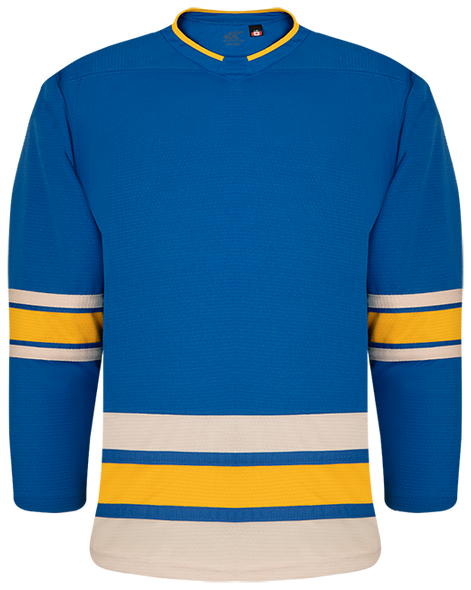 K3G42RG St. Louis Heritage Classic Blue Hockey Jersey - K3G GOALIE | Blanksportswear.ca 