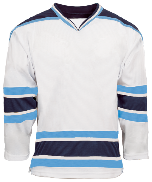 Maillot De Hockey Kobe Blanc Taille M Polyester Manches Longues Vintage