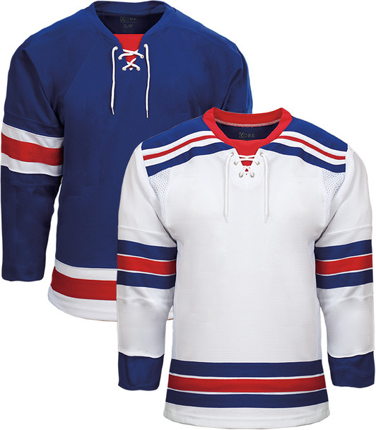 K3G18Y New York Home/Away Hockey Jersey - K3G YOUTH | Blanksportswear.ca