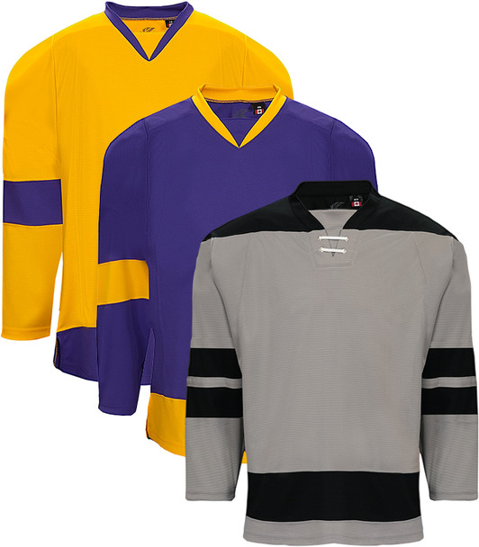 K3G16G Los Angels Hockey Jersey - K3G GOALIE | Blanksportswear.ca 