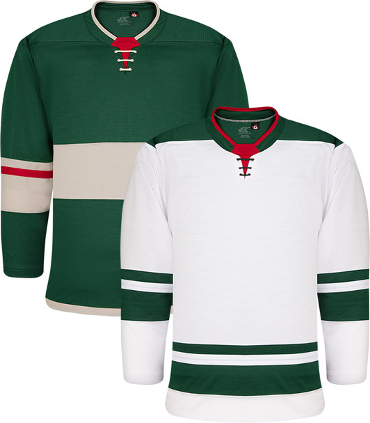 K3G10A Minnesota 2021 Home/ Away Hockey Jersey | Blanksportswear.ca