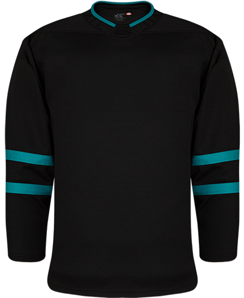 K3G44RG San Jose 3RD Hockey Jersey - K3G GOALIE | Blanksportswear.ca 