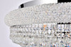 ELEGANT LIGHTING 1800F28C/RC  Primo 15-Light Flush Mount, Chrome