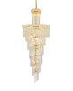 ELEGANT LIGHTING 1800SR30G/RC  Spiral 28-Light Foyer/Hallway, Gold