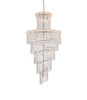 ELEGANT LIGHTING 1800SR48C/RC  Spiral 41-Light Foyer/Hallway, Chrome