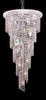 ELEGANT LIGHTING 1801SR22C/RC  Spiral 18-Light Foyer/Hallway, Chrome