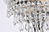ELEGANT LIGHTING 1802W12C/RC  Primo 2-Light Wall Sconce, Chrome