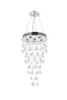 ELEGANT LIGHTING 2006D18C/RC  Galaxy 6-Light Dining Room, Chrome