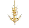 ELEGANT LIGHTING 2011D21G/RC  Orchid 8-Light Dining Room, Gold