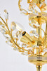 ELEGANT LIGHTING 2011D21G/RC  Orchid 8-Light Dining Room, Gold