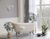 ELEGANT LIGHTING 2011W16C/RC  Orchid 1-Light Wall Sconce, Chrome