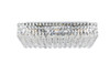 ELEGANT LIGHTING 2034F24C/RC  Maxim 6-Light Flush Mount, Chrome