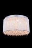 ELEGANT LIGHTING 2092F16C/RC  Influx 10-Light Ceiling Lamp, Chrome