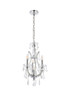 ELEGANT LIGHTING 2800D12C/RC  Maria Theresa 4-Light Pendant Lamp, Chrome ELEGANT LIGHTING 2800D12C/RC  Maria Theresa 4-Light Pendant Lamp, Chrome