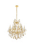 ELEGANT LIGHTING 2800D27G-GT/RC  Maria Theresa 13-Light Dining Room, Gold
