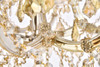 ELEGANT LIGHTING 2800D27GT-GT/RC  Maria Theresa 13-Light Dining Room, Golden Teak ELEGANT LIGHTING 2800D27GT-GT/RC  Maria Theresa 13-Light Dining Room, Golden Teak