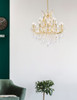 ELEGANT LIGHTING 2800D30G/RC  Maria Theresa 19-Light Dining Room, Gold