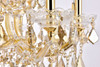 ELEGANT LIGHTING 2800D30G-GT/RC  Maria Theresa 19-Light Dining Room, Gold