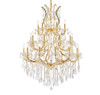ELEGANT LIGHTING 2800D38G/RC  Maria Theresa 28-Light Foyer/Hallway, Gold