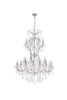 ELEGANT LIGHTING 2800D46C/RC  Maria Theresa 36-Light Foyer/Hallway, Chrome