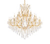 ELEGANT LIGHTING 2800G44G/RC  Maria Theresa 37-Light Foyer/Hallway, Gold