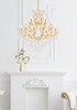 ELEGANT LIGHTING 2800G44G/RC  Maria Theresa 37-Light Foyer/Hallway, Gold