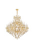 ELEGANT LIGHTING 2800G44G-GT/RC  Maria Theresa 37-Light Foyer/Hallway, Gold