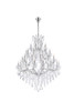 ELEGANT LIGHTING 2800G46C/RC  Maria Theresa 49-Light Foyer/Hallway, Chrome
