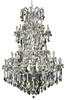 ELEGANT LIGHTING 2800G54C-GT/RC  Maria Theresa 61-Light Foyer/Hallway, Chrome