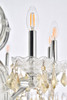 ELEGANT LIGHTING 2800G72C-GT/RC  Maria Theresa 49-Light Foyer/Hallway, Chrome