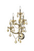 ELEGANT LIGHTING 2800W5GT-GT/RC  Maria Theresa 5-Light Wall Sconce, Golden Teak ELEGANT LIGHTING 2800W5GT-GT/RC  Maria Theresa 5-Light Wall Sconce, Golden Teak