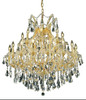 ELEGANT LIGHTING 2801D36G/RC  Maria Theresa 24-Light Dining Room, Gold