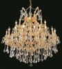 ELEGANT LIGHTING 2801D36G/RC  Maria Theresa 24-Light Dining Room, Gold