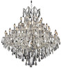 ELEGANT LIGHTING 2801G44C/RC  Maria Theresa 37-Light Foyer/Hallway, Chrome