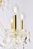 ELEGANT LIGHTING 7825G43G/RC  Verona 25-Light Foyer/Hallway, Gold ELEGANT LIGHTING 7825G43G/RC  Verona 25-Light Foyer/Hallway, Gold