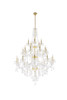 ELEGANT LIGHTING 7825G43G/RC  Verona 25-Light Foyer/Hallway, Gold ELEGANT LIGHTING 7825G43G/RC  Verona 25-Light Foyer/Hallway, Gold