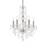 ELEGANT LIGHTING 7855D21C/RC  Verona 5-Light Dining Room, Chrome