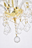 ELEGANT LIGHTING 7856D24G/RC  Verona 6-Light Dining Room, Gold