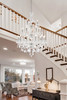 ELEGANT LIGHTING 7890G38C/RC  Giselle 21-Light Foyer/Hallway, Chrome
