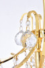 ELEGANT LIGHTING 8000D12G/RC  Toureg 3-Light Pendant Lamp, Gold