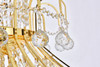 ELEGANT LIGHTING 8008G44G/RC  Toureg 20-Light Foyer/Hallway, Gold