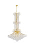 ELEGANT LIGHTING 8008G44G/RC  Toureg 20-Light Foyer/Hallway, Gold