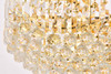 ELEGANT LIGHTING 8949D30G/RC  Corona 24-Light Dining Room, Gold