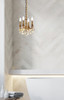 ELEGANT LIGHTING 9104D10FG-GT/RC  Lillie 4-Light Pendant Lamp, French Gold