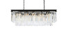 ELEGANT LIGHTING 1202D40MB/RC  Sydney 12-Light Pendant lamp, Mocha Brown